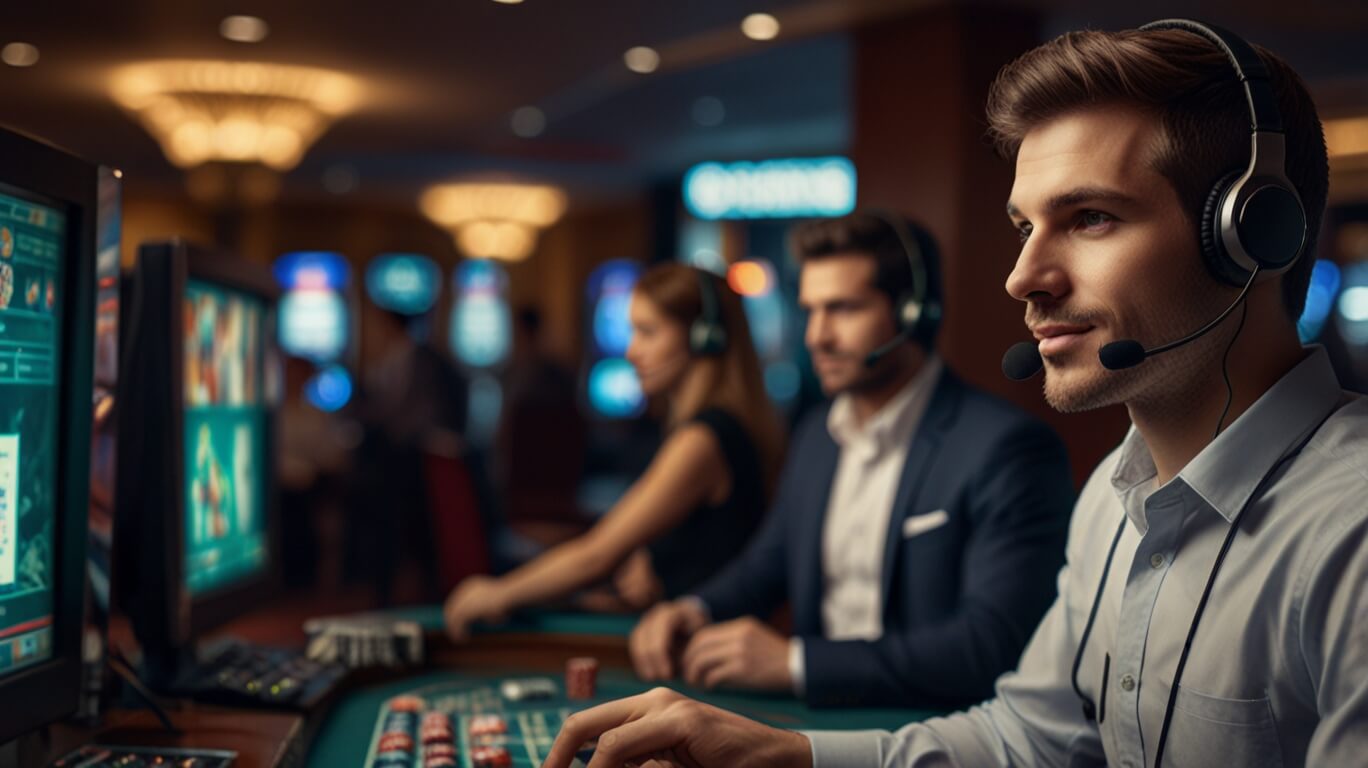 vs789 customer support agent helping a player through live chat.